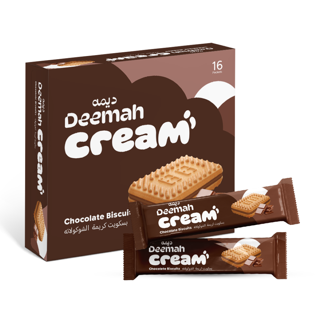 DEEMAH CREAM BISC CHOCO 63G